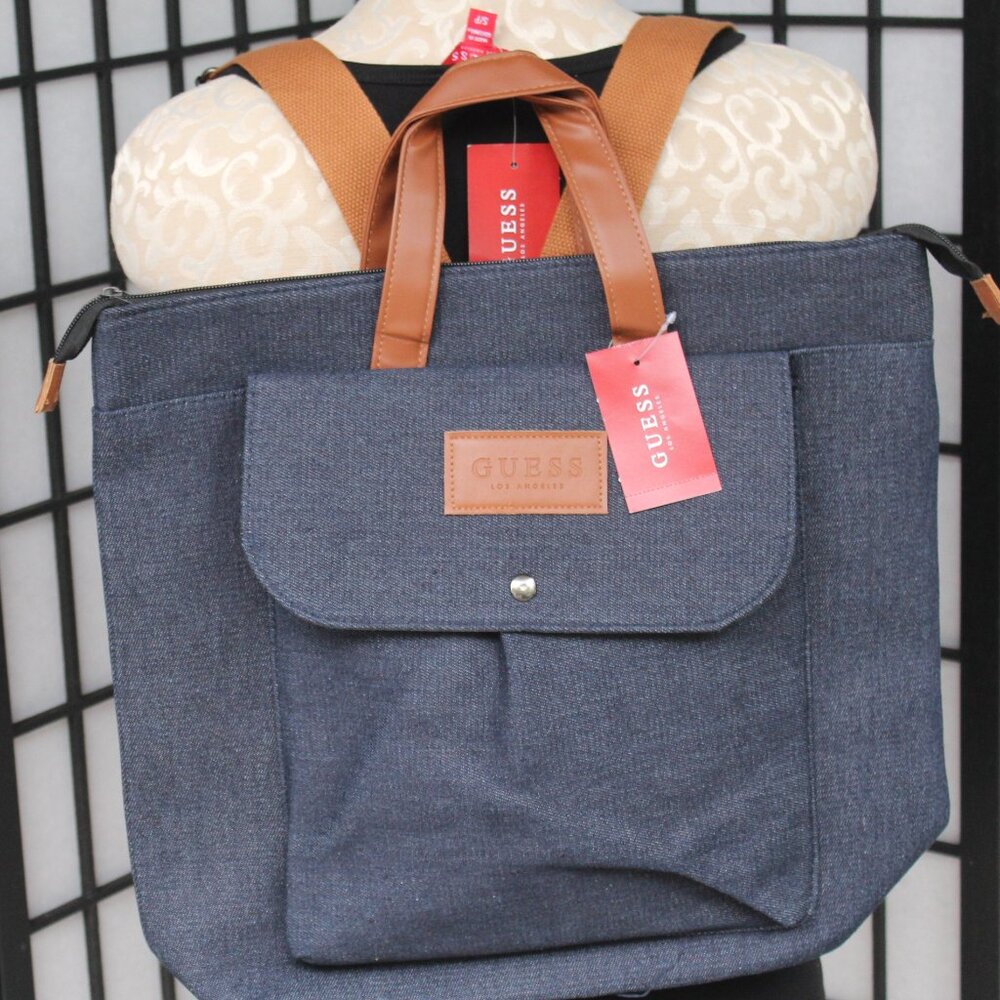 Guess jean denim backpack